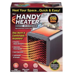 As Seen on TV Handy Heater Pure Warmth High Performance Ceramic Heater 1 ea