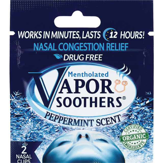 slide 1 of 1, Vapor Soothers Peppermint 2Ct Ea, 2 ct