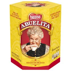 Nestlé Abuelita Authentic Mexican Hot Chocolate Drink Tablets 19 oz (1.18 LB-540 kg) English-Spanish