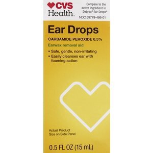 slide 1 of 1, CVS Health Ear Drops Earwax Removal Aid, 1 ct