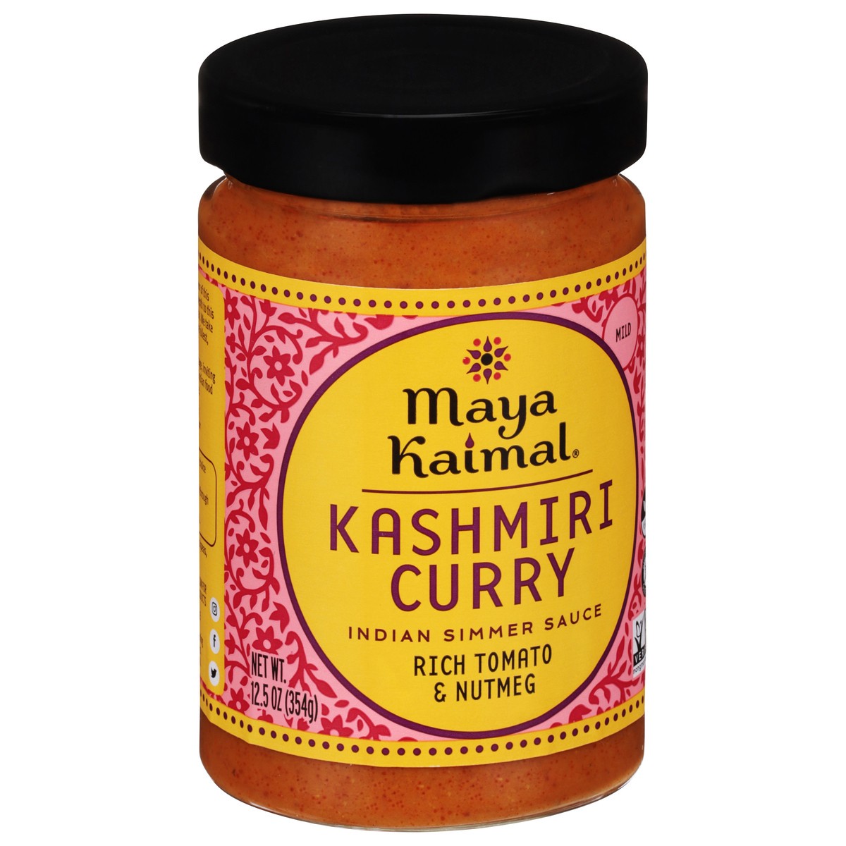 slide 2 of 9, Maya Kaimal Mild Kashmiri Curry Indian Simmer Sauce 12.5 oz, 12.5 oz