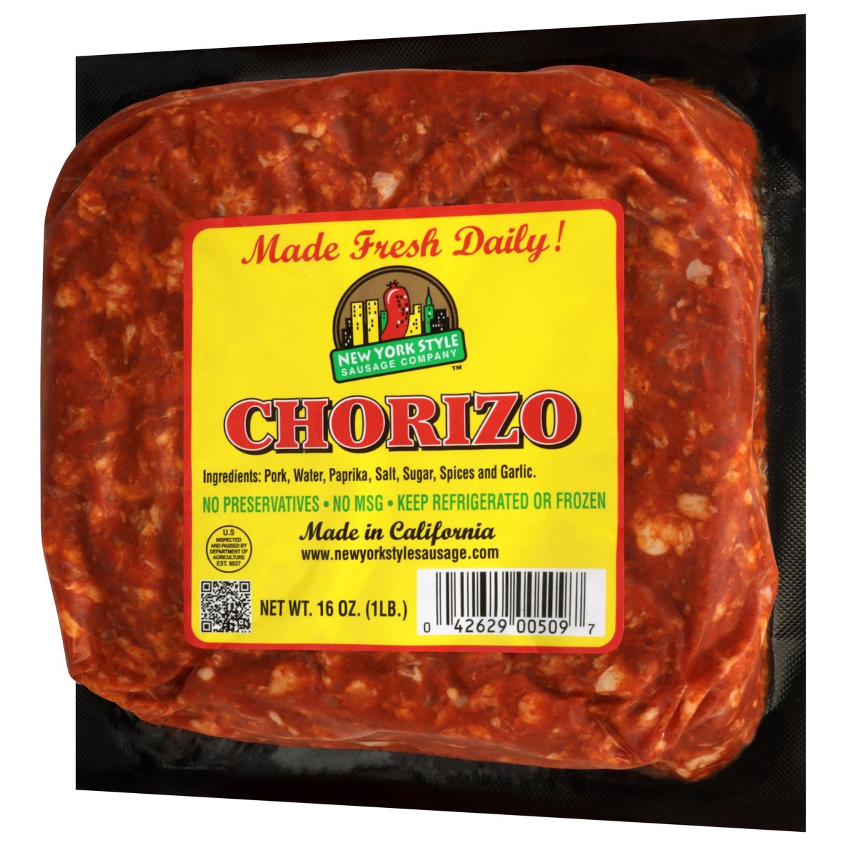 slide 2 of 4, T&J Sausage Chorizo - 16 Oz, 16 oz