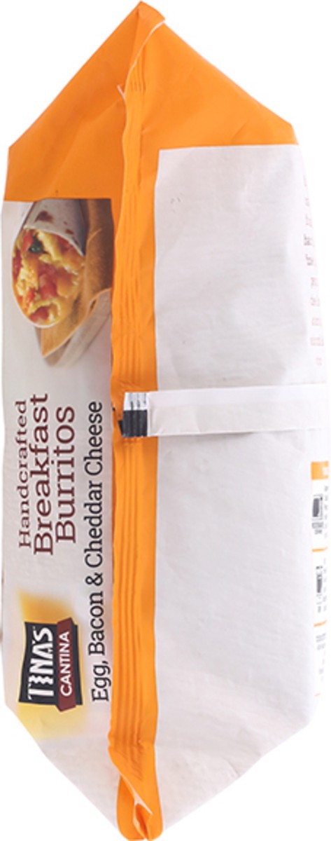 slide 2 of 12, Tina's Cantina Handcrafted Breakfast Burrito Egg Bacon & Cheddar Cheese Burritos, 12 ct; 4 oz