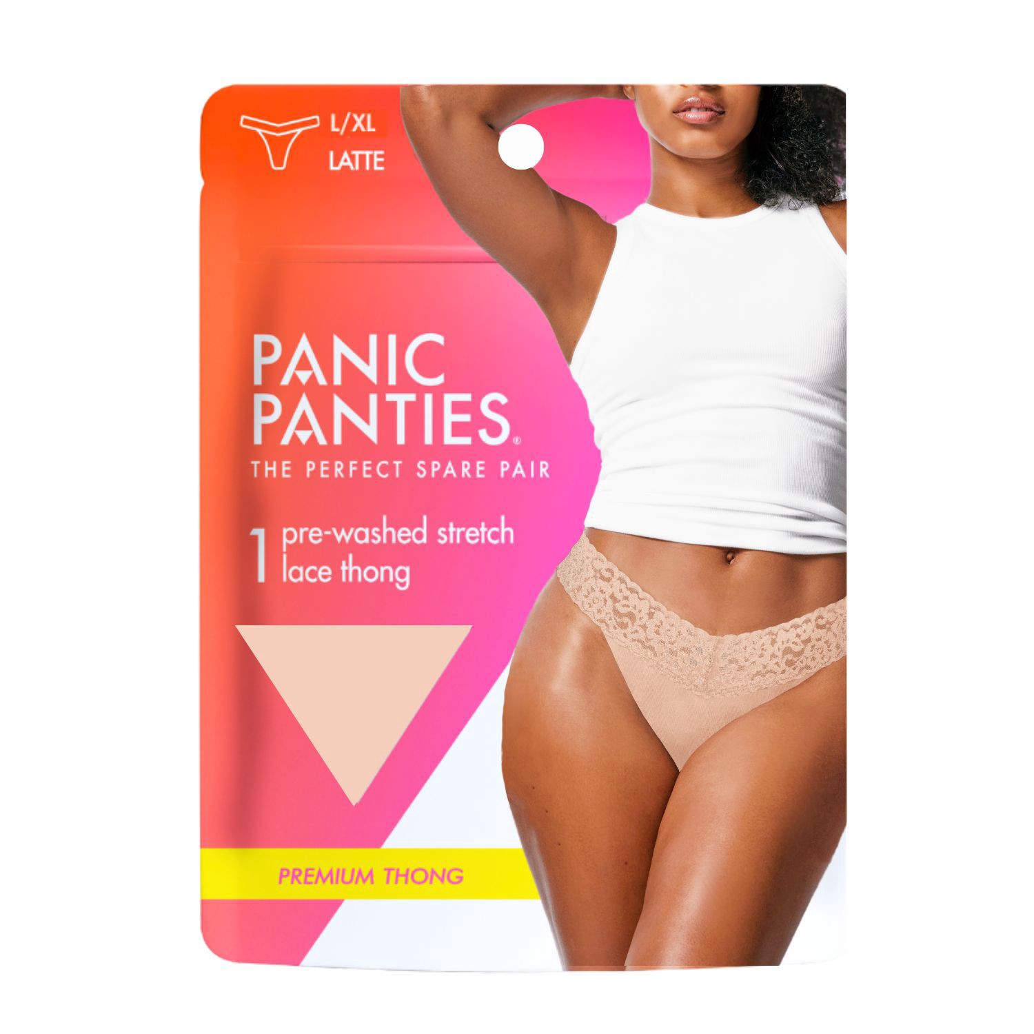 slide 1 of 9, Panic Panties Premium Bikini, S/M, Black, 1 ct