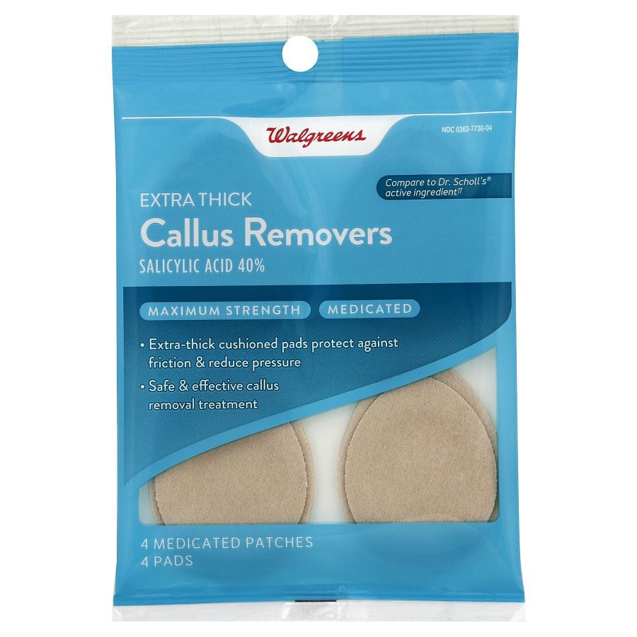 slide 1 of 5, Walgreens Extra Thick Callus Removers, 8 ct