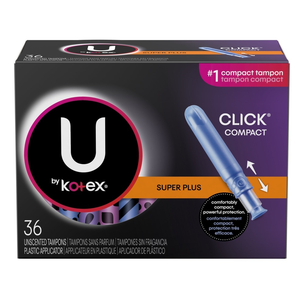 slide 1 of 3, Kotex Tampons Super Plus, 36 ct