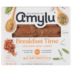 Amylu Foods Breakfast Time Chicken Mini Links 9 oz