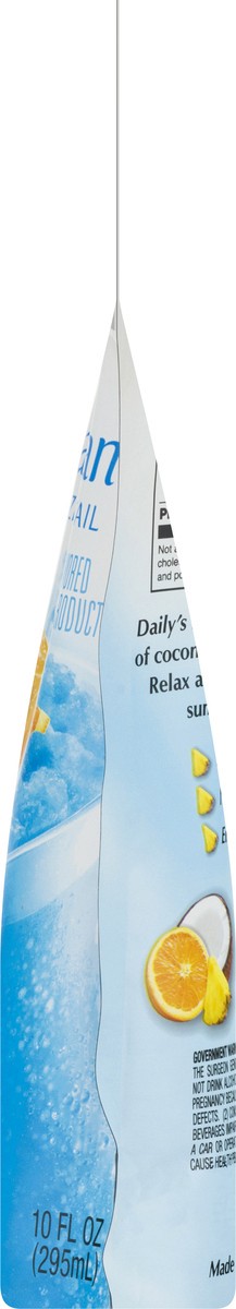 slide 8 of 13, Daily's Blue Hawaiian Ready to Drink Frozen Cocktail, 10 FL OZ Pouch, 10 fl oz
