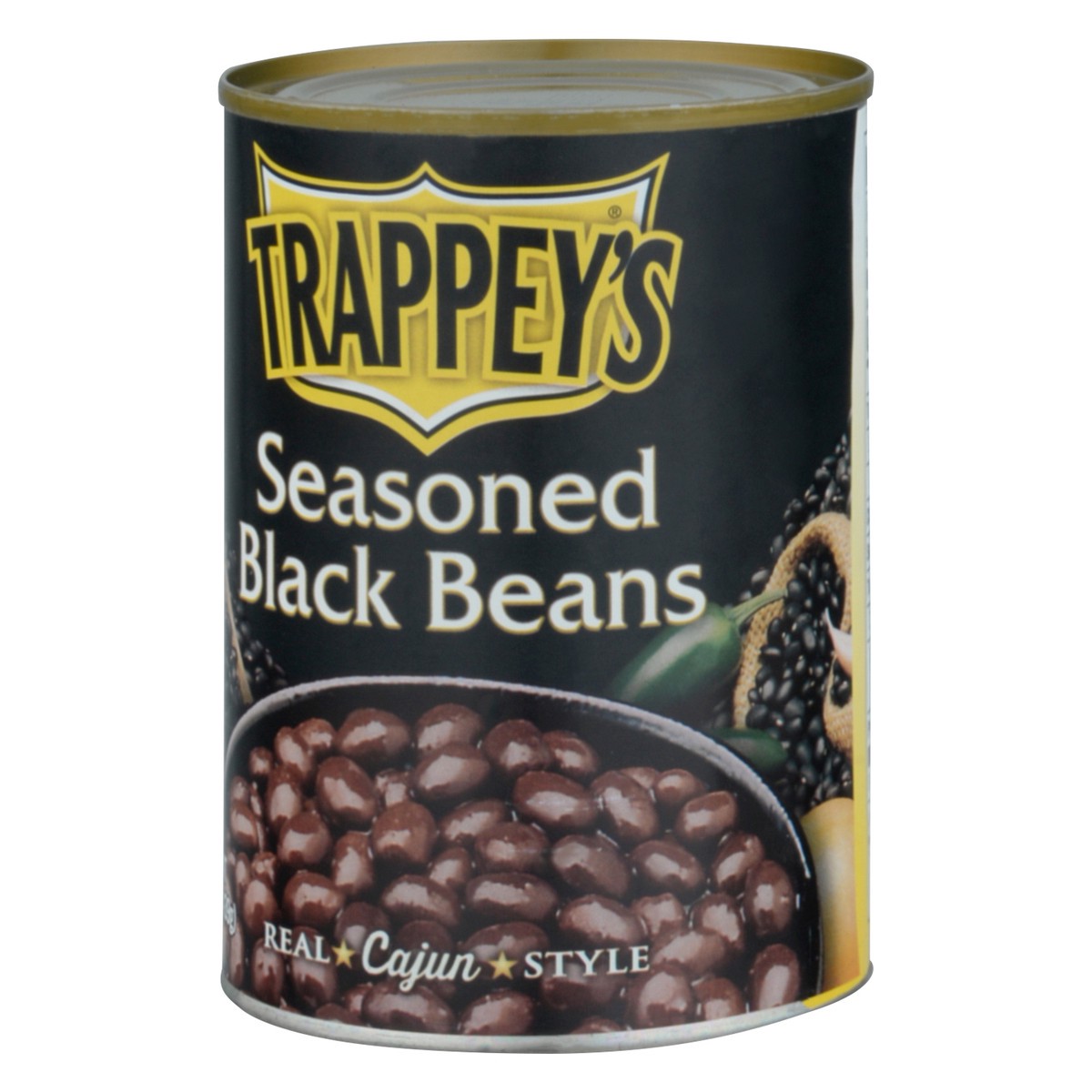 slide 3 of 11, Trappey's Black Beans Seasoned With Olive Oil Onion And Garlic, 15.5 oz