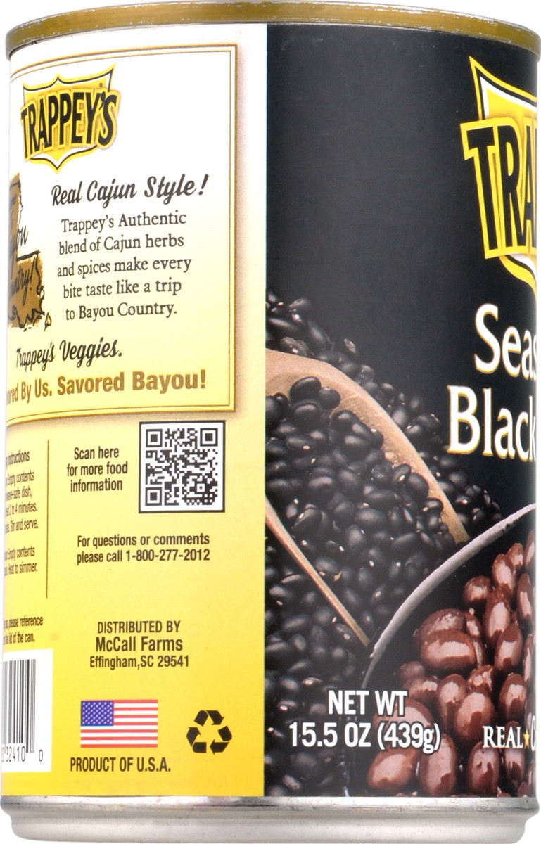 slide 7 of 11, Trappey's Black Beans Seasoned With Olive Oil Onion And Garlic, 15.5 oz