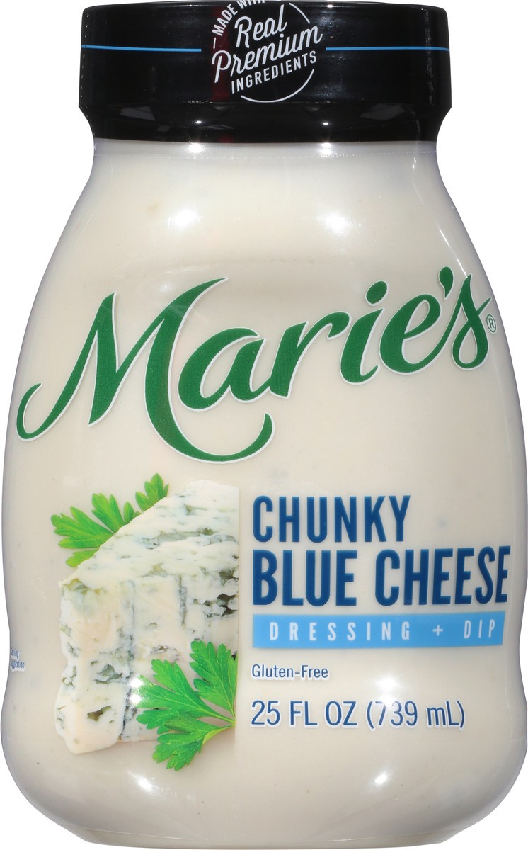 slide 6 of 9, Marie's Chunky Blue Cheese Dressing+Dip 25 fl oz, 25 fl oz