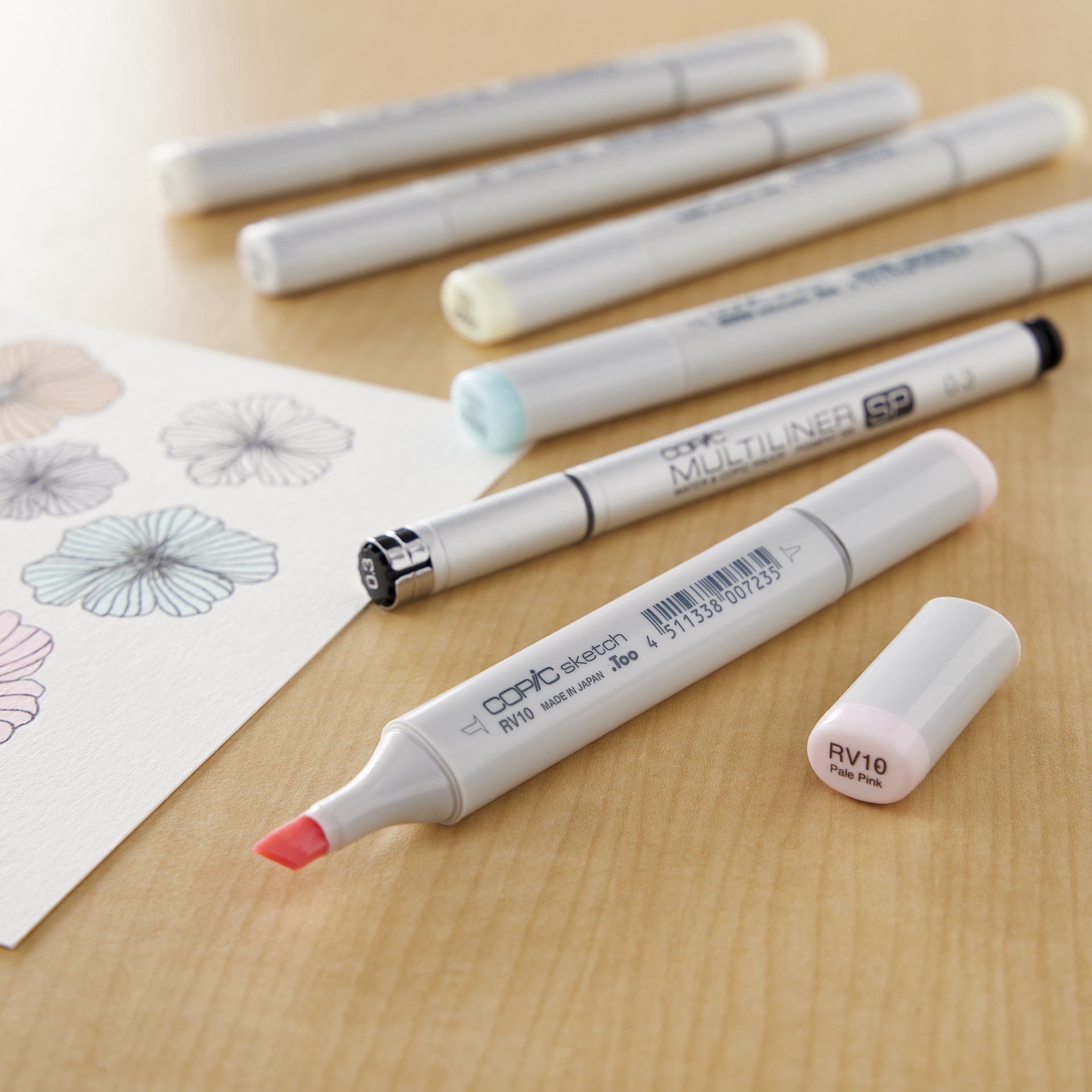 slide 3 of 3, Copic Blending Basics Sketch Marker Set, 1 ct