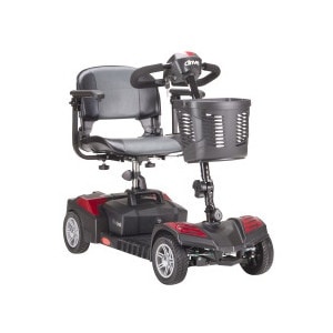 slide 1 of 1, Drive Medical Scout Compact Travel Power Scooter, 4 Wheel, 1 ct