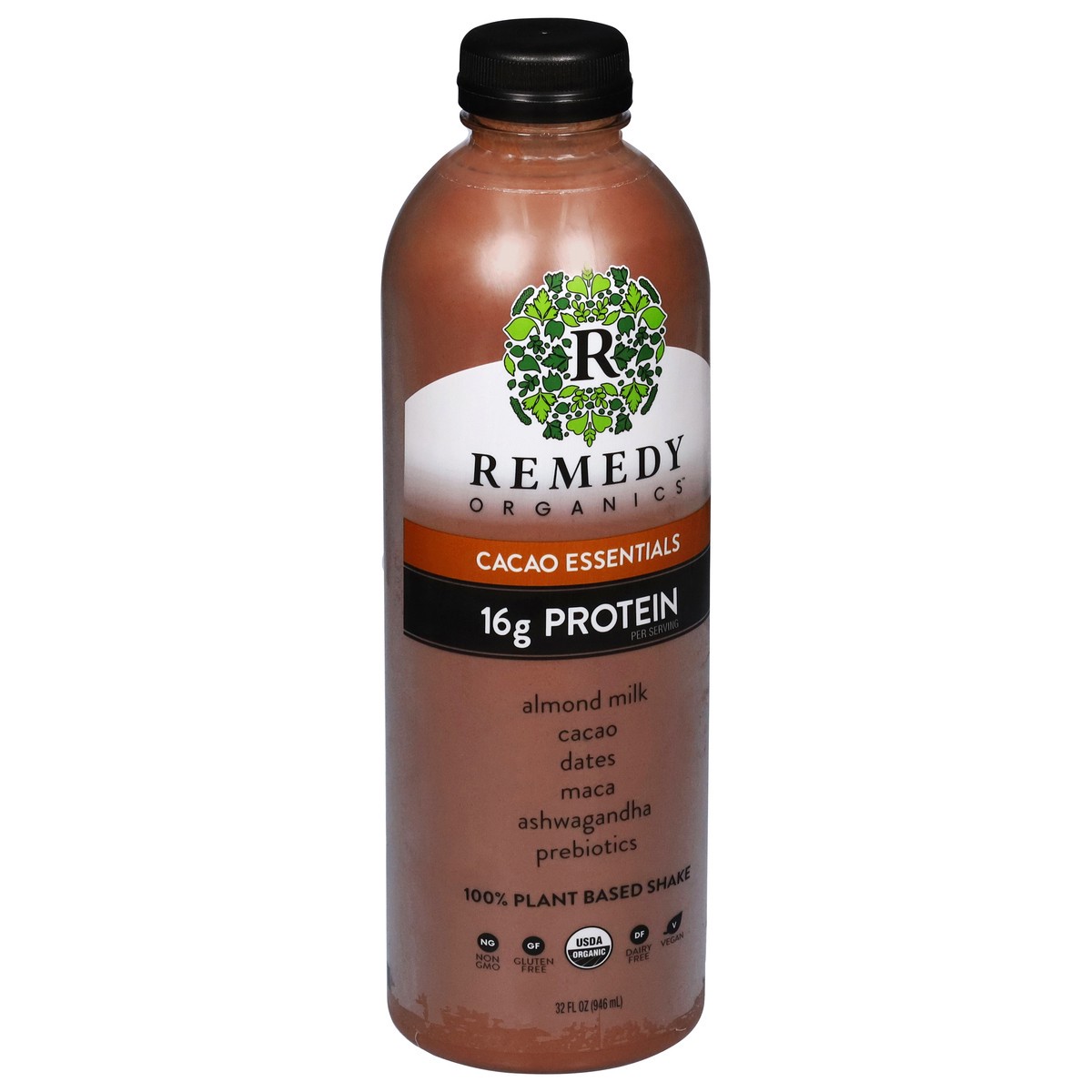 slide 7 of 13, Remedy Organics 100% Plant Based Cacao Essentials Shake 32 fl oz, 1 ct