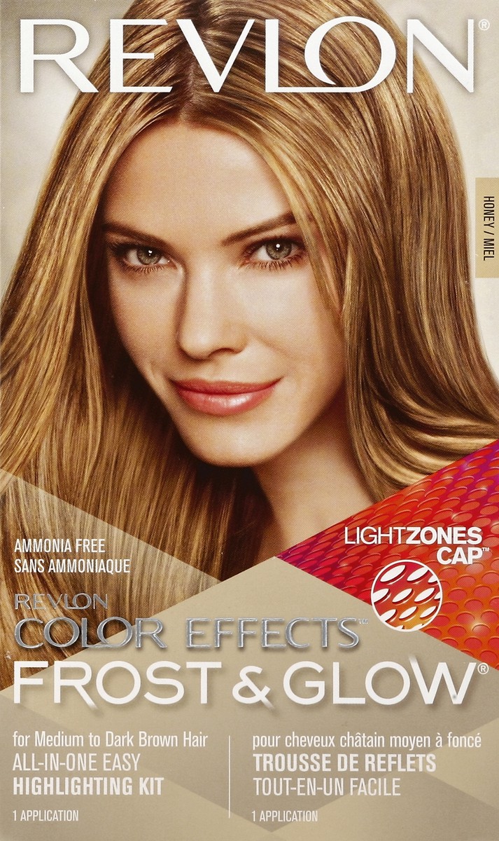 slide 2 of 5, Revlon Frost & Glow - Honey Highlights For Medium to Dark Brown Hair, 1 ct