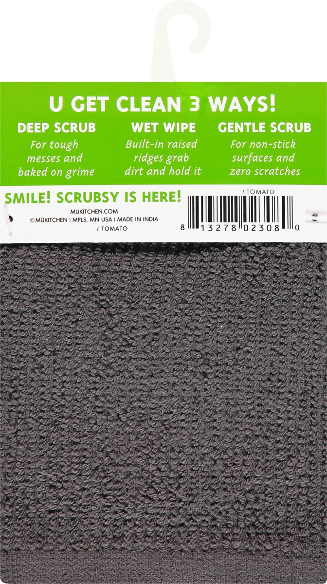slide 3 of 9, Scrubsy Mu Kitchen Tomato Scrubsy Dishcloth, 1 ct