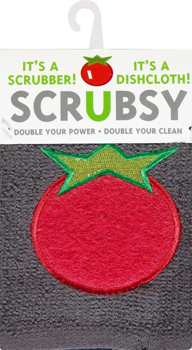 slide 2 of 9, Scrubsy Mu Kitchen Tomato Scrubsy Dishcloth, 1 ct