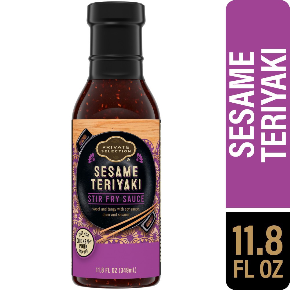 slide 1 of 5, Private Selection® Sesame Teriyaki Stir Fry Sauce, 11.8 fl oz