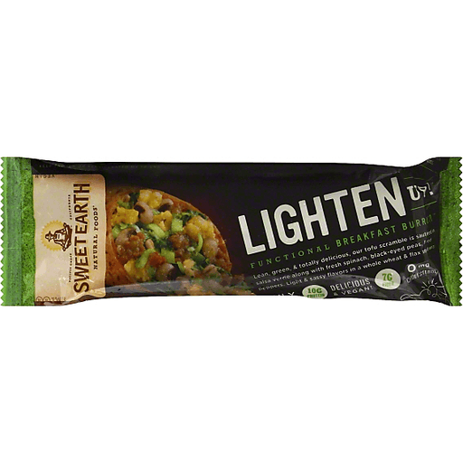 slide 2 of 2, Sweet Earth Lighten Up! Plant-Based Functional Breakfast Burrito, 6 oz