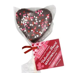 Valentines Marshmallow Chocolate Heart Stick
