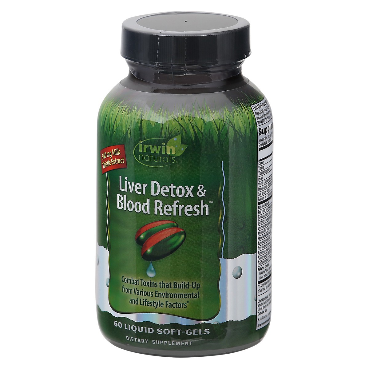 slide 9 of 9, Irwin Naturals Soft-Gels Liver Detox & Blood Refresh 60 ea, 60 ct