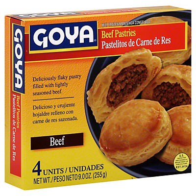 slide 1 of 1, Goya Beef Pastries, 9 oz