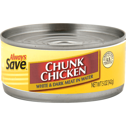 slide 1 of 1, Always Save Chunk Chicken, 5 oz