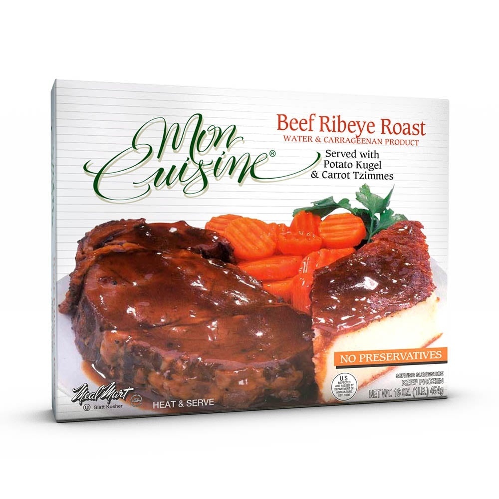 slide 1 of 1, Mon Cuisine Beef Ribeye Roast, 16 oz