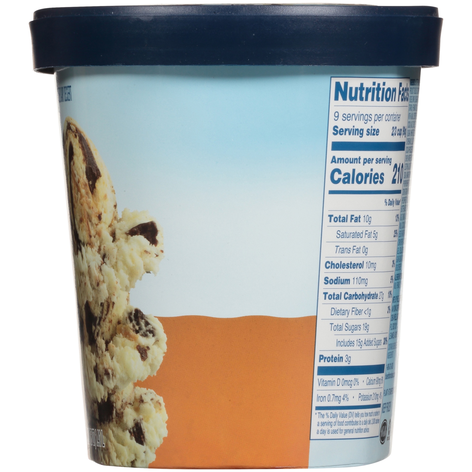 slide 6 of 7, Blue Ribbon Classics Peanut Butter Brownie Reduced Fat Ice Cream, 48 fl oz