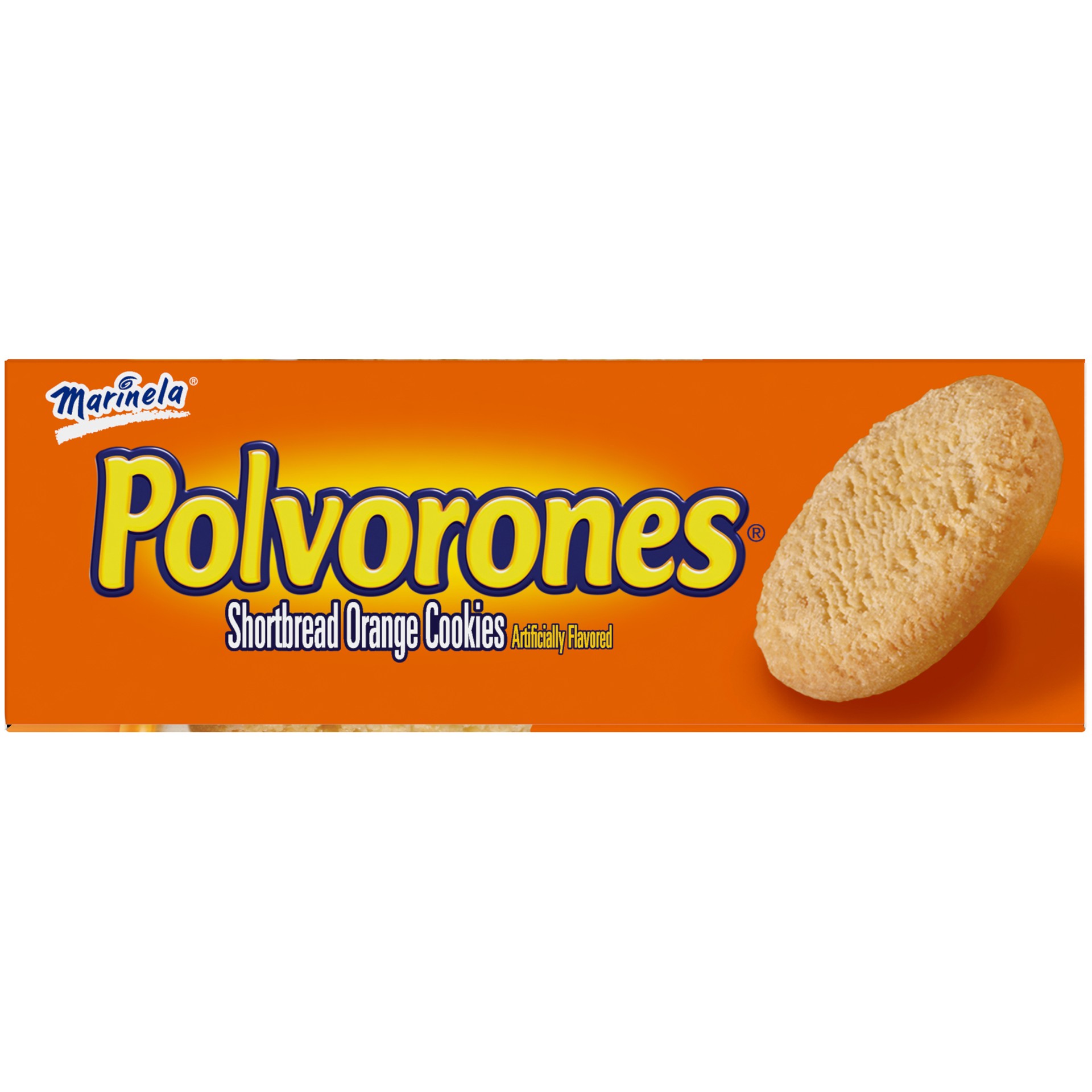 slide 3 of 5, Marinela Polvorones Orange Shortbread Cookies, 8 count, Snack Cakes, 20.88 oz Box, 8 ct, 2.61 oz