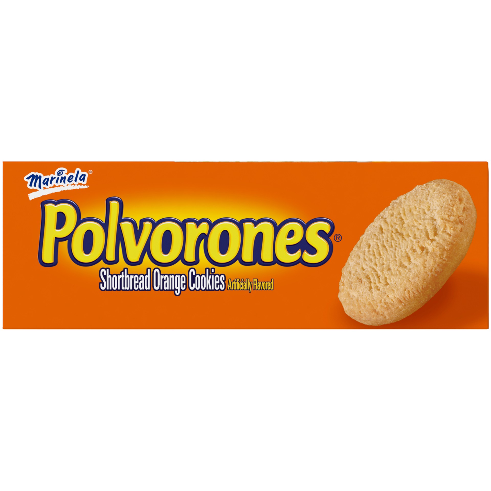 slide 2 of 5, Marinela Polvorones Orange Shortbread Cookies, 8 count, Snack Cakes, 20.88 oz Box, 8 ct, 2.61 oz