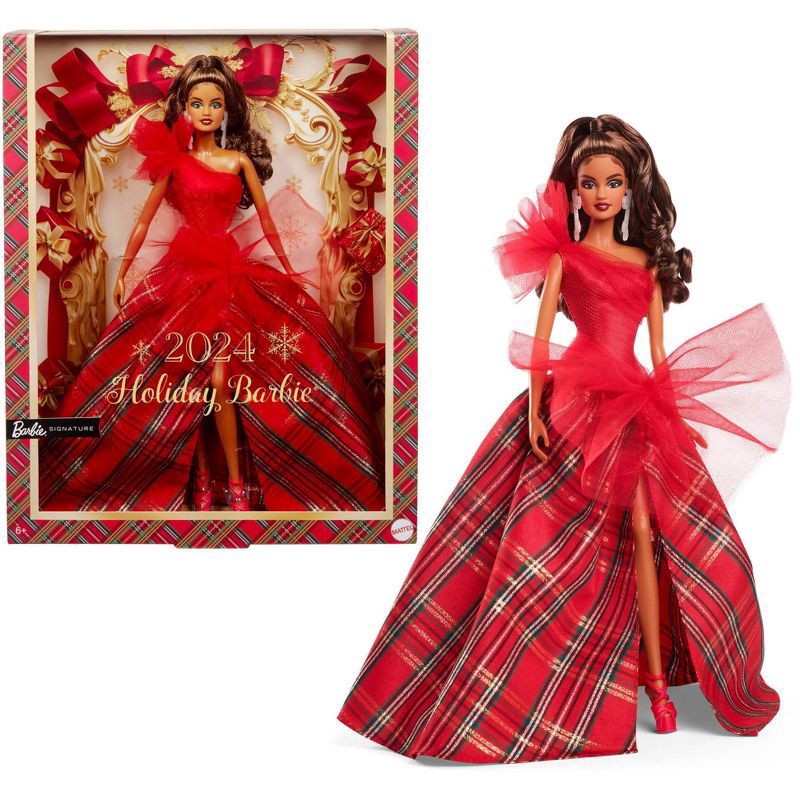 holiday barbie dress 2024 Barbie Holiday Doll - Black Hair main image 0