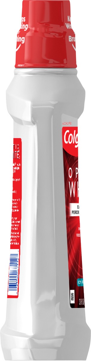 slide 2 of 8, Colgate Optic White Whitening Mouthwash, Fresh Mint - 946 mL, 32 fl.oz., 33.8 oz