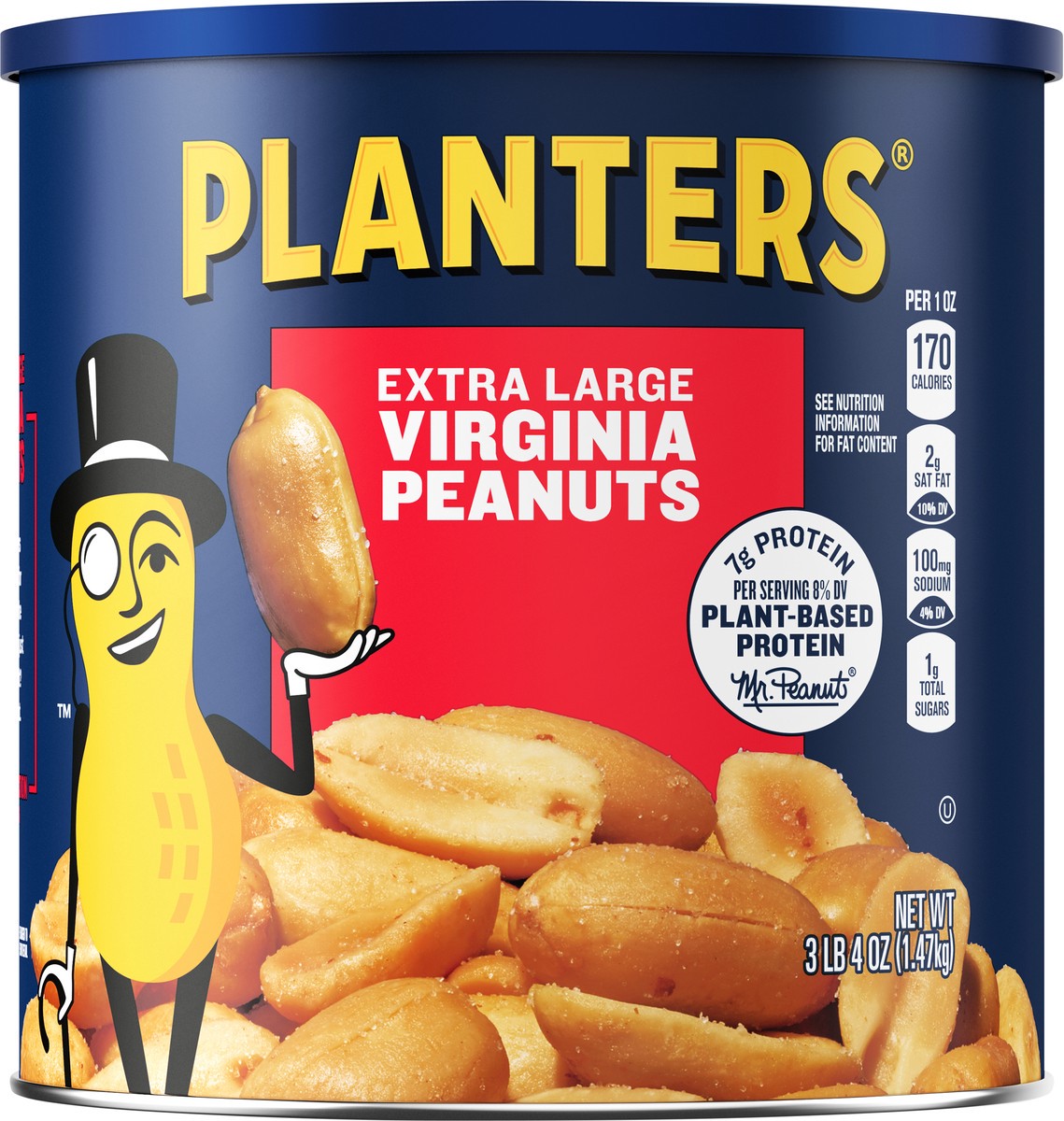 slide 12 of 14, Planters Extra Large Virginia Peanuts 52 oz, 52 oz