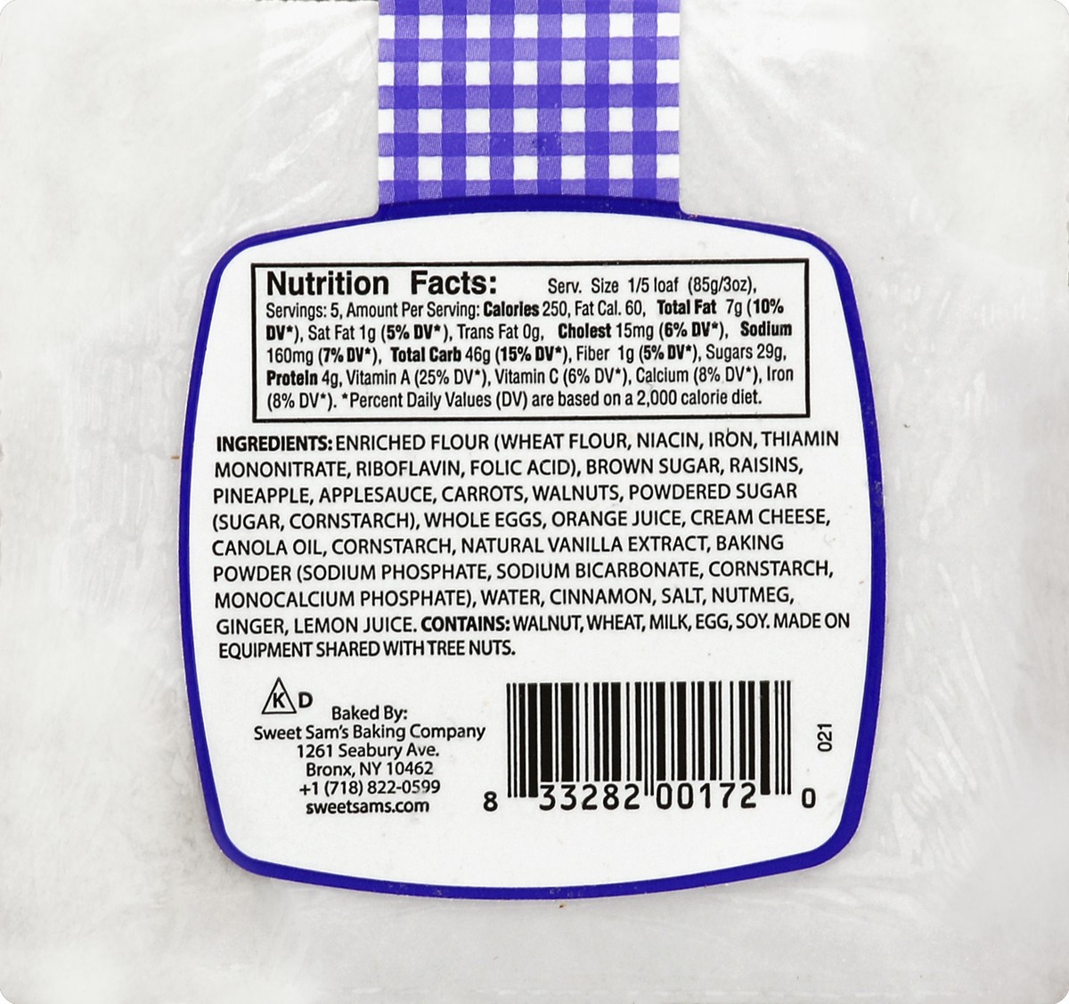 slide 4 of 5, Sweet Sam's Pound Cake 15 oz, 