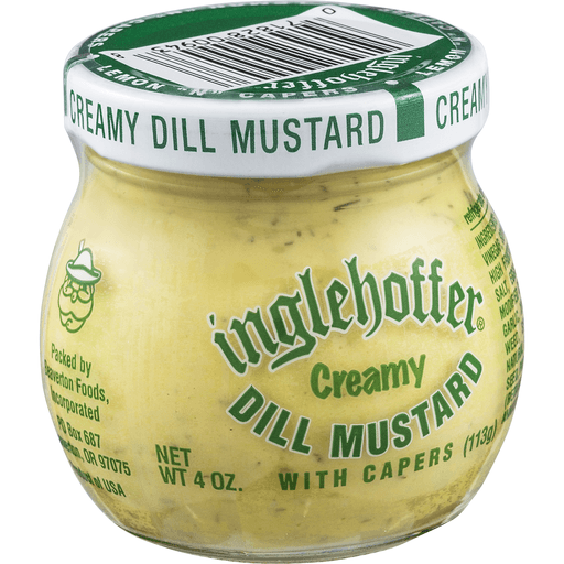 slide 6 of 9, Inglehoffer Creamy Dill Mustard With Capers, 4 oz