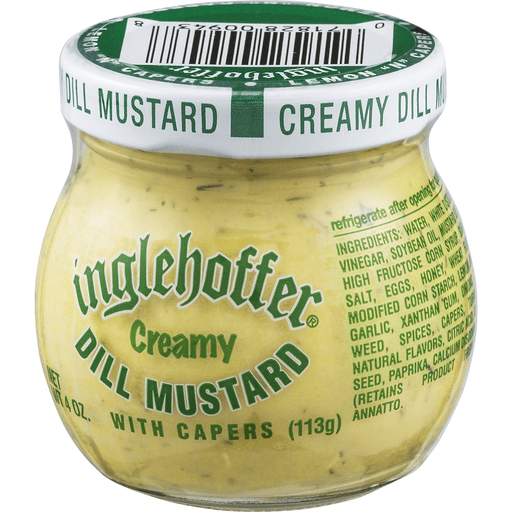 slide 7 of 9, Inglehoffer Creamy Dill Mustard With Capers, 4 oz