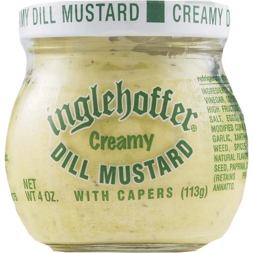 slide 8 of 9, Inglehoffer Creamy Dill Mustard With Capers, 4 oz