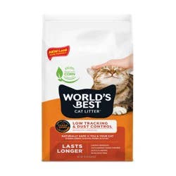 World's Best Cat Litter Low Tracking & Dust Control, 15 lb