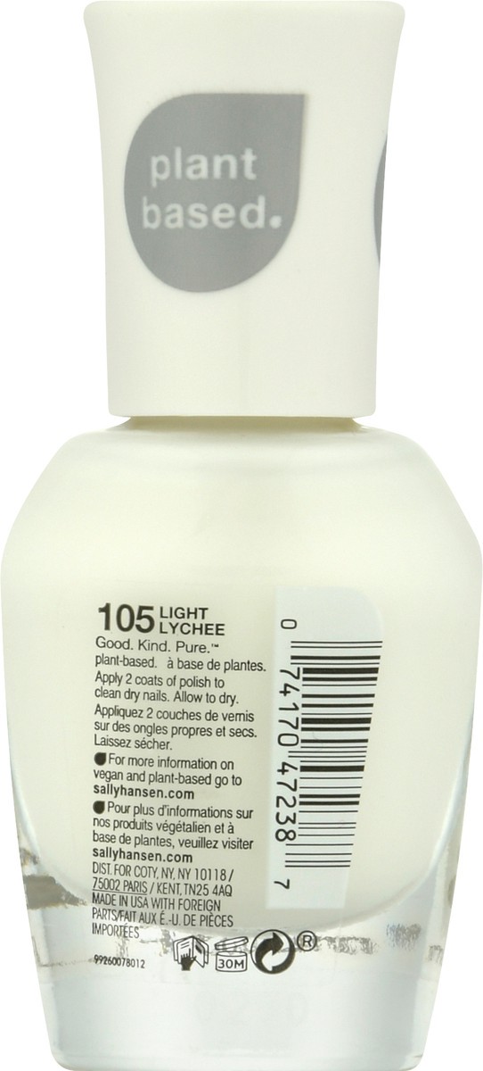 slide 5 of 9, Sally Hansen Good Kind Pure Light Lychee Nail Color, 0.33 oz