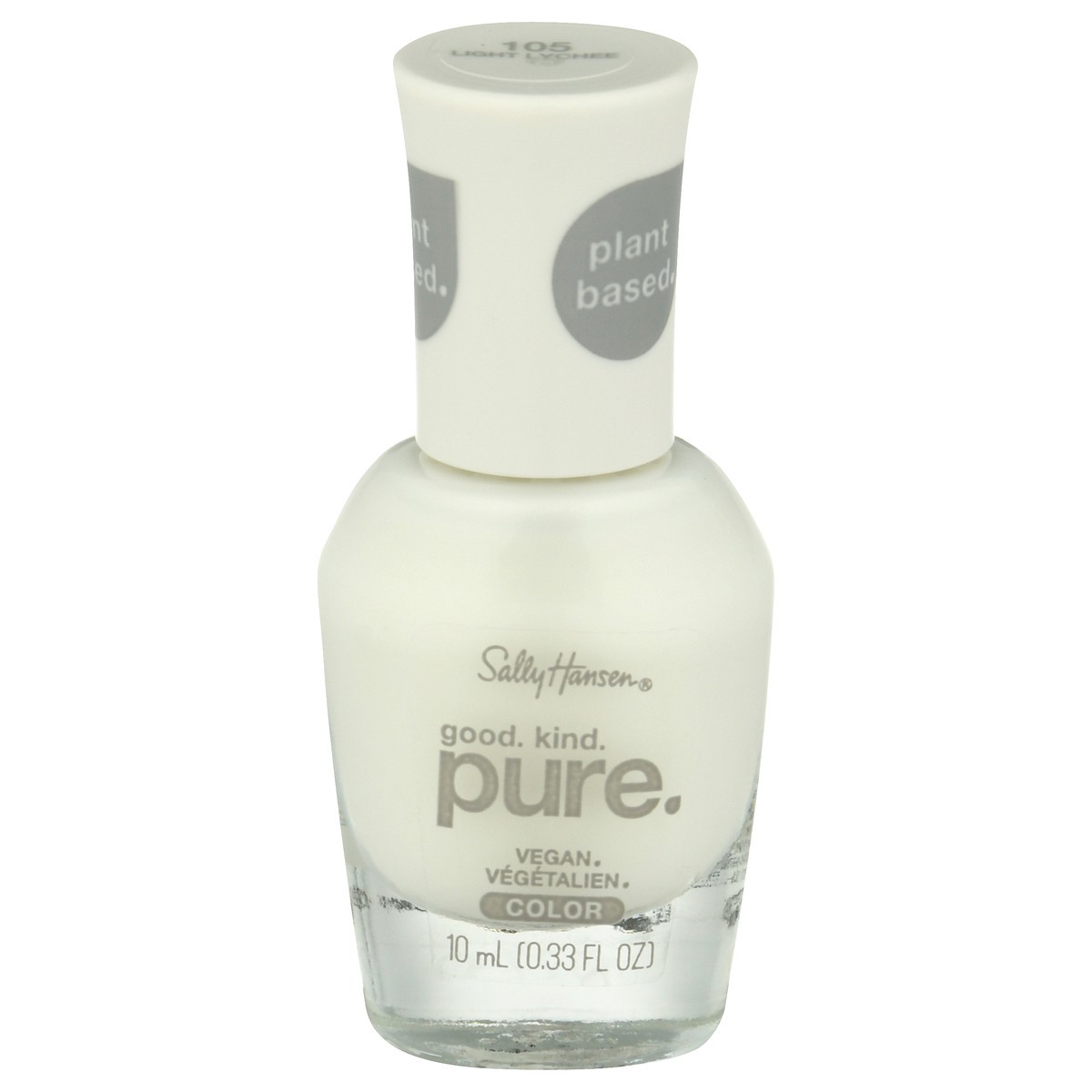 slide 1 of 9, Sally Hansen Good Kind Pure Light Lychee Nail Color, 0.33 oz