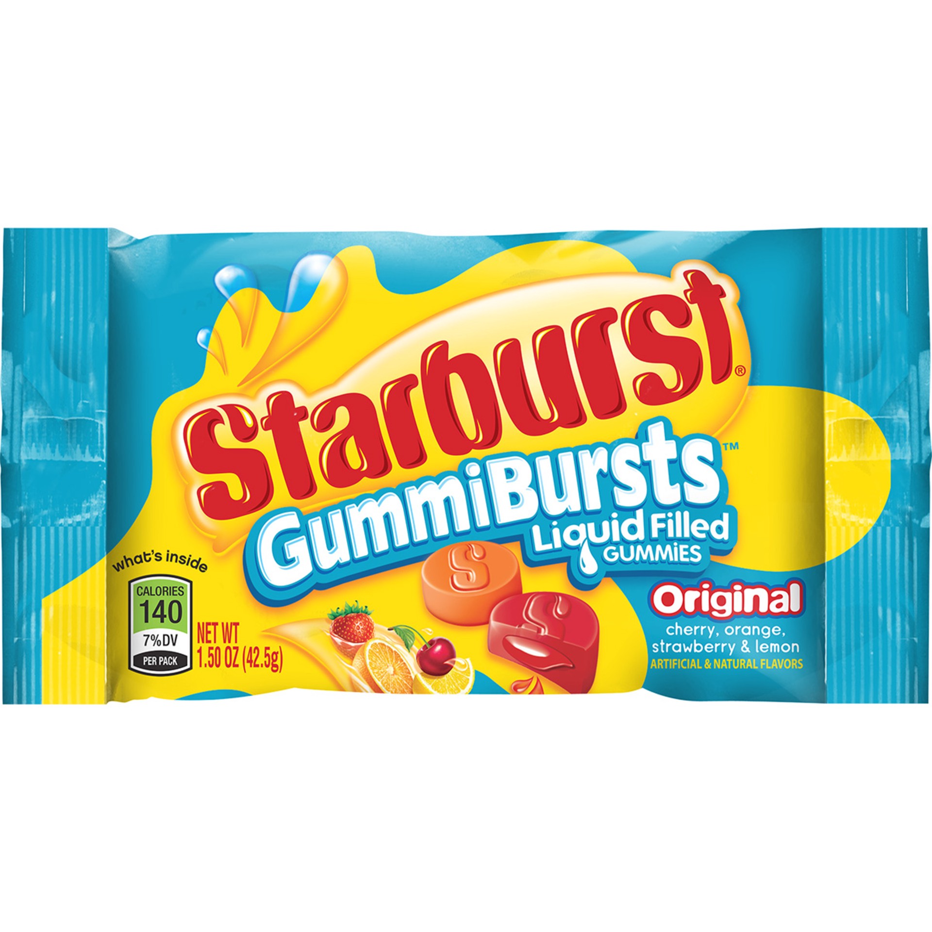 slide 1 of 2, Starburst Original GummiBurst Candy Single Pack, 1.5 ounce, 1.5 oz