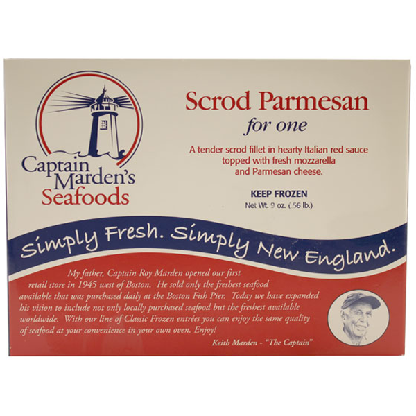 slide 1 of 1, Captain Marden's Scrod Parmesan, 9 oz