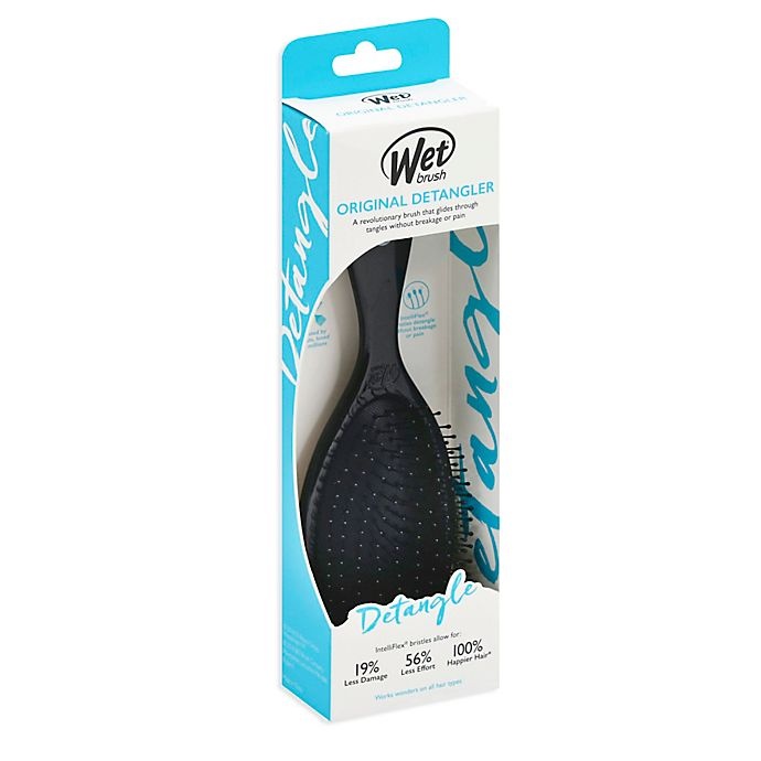 slide 1 of 6, Wet Brush Original Detangler Brush, Black, 1 ct