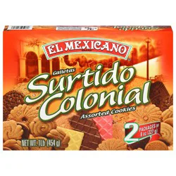 El Mexicano Surtido Colonial Assorted Cookies - 16 oz