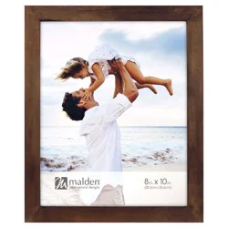 Malden T-Frame Linear Rustic Barnwood 8x10 Photo Frame