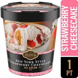 Private Selection® New York Style Strawberry Cheesecake Ice Cream