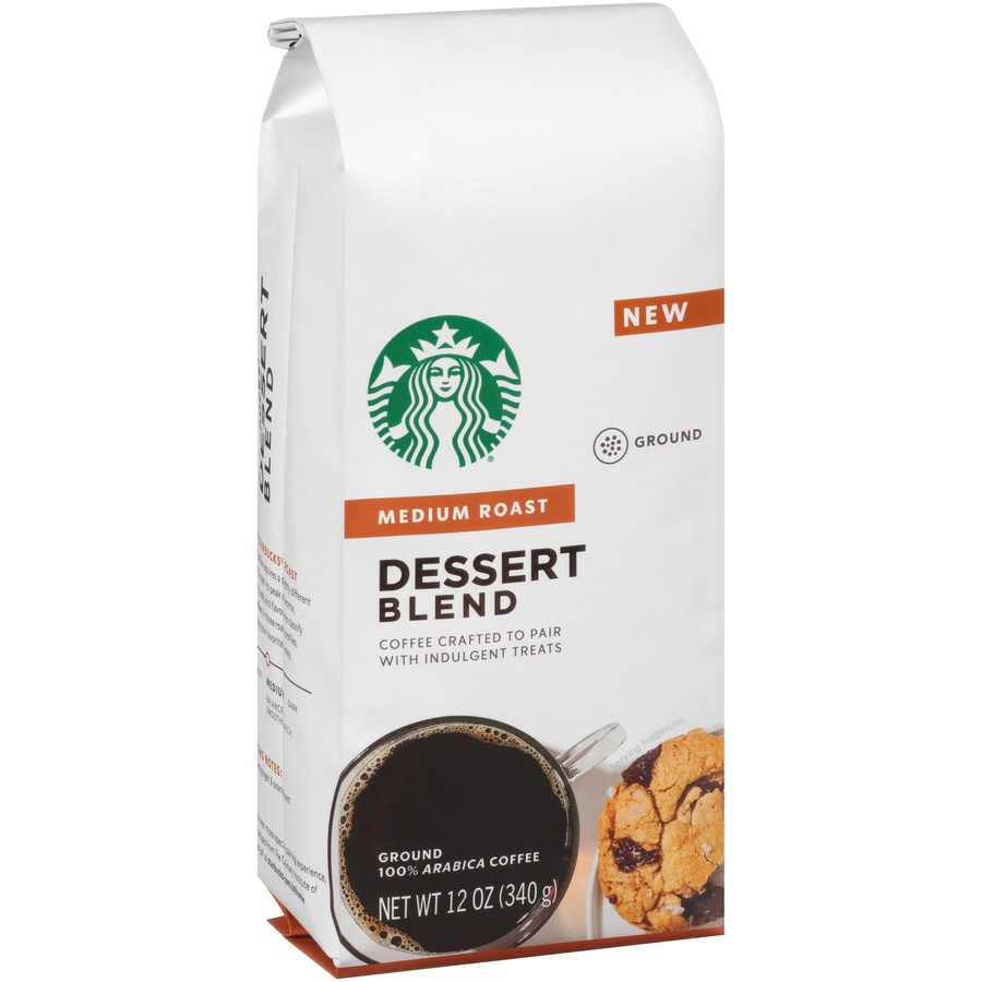 slide 2 of 7, Starbucks Dessert Blend Medium Roast Ground Coffee, 12 oz