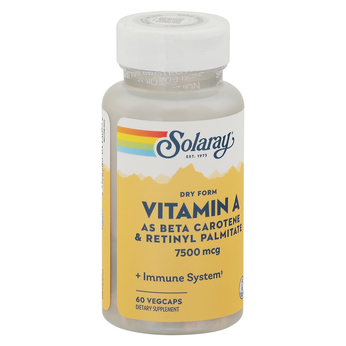 slide 2 of 9, Solaray Dry Form Vitamin A 7500 Mcg, 60 ct