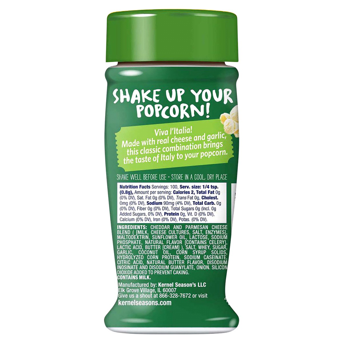 slide 2 of 2, Kernel Season's Garlic Parmesan Popcorn Seasoning 2.85 oz, 2.85 oz